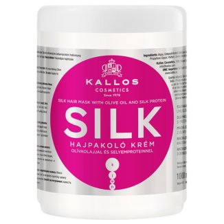 Kallos Kjmn Silk, odżywcza maska do włosów z proteinami jedwabiu, 000 ml - zdjęcie produktu