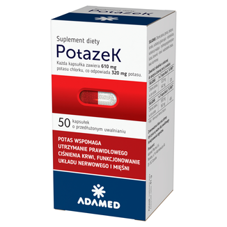 Potazek, 50 kapsułek o przedłużonym uwalnianiu - zdjęcie produktu