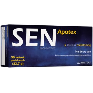 Sen Apotex, 30 tabletek powlekanych - zdjęcie produktu