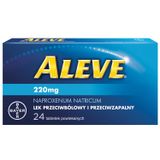 Aleve 220 mg, 24 tabletki powlekane - miniaturka zdjęcia produktu