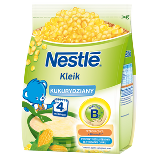 Nestle Kleik kukurydziany, bezmleczny, bezglutenowy, bez dodatku cukru, po 4 miesiącu, 160 g - zdjęcie produktu