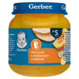 Gerber Obiadek, indyk z dynią i ziemniaczkami, po 5 miesiącu, 125 g - miniaturka zdjęcia produktu
