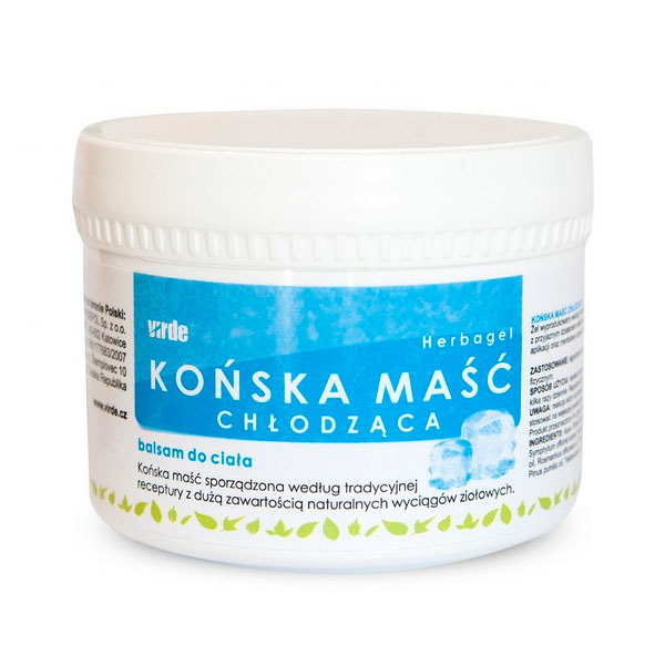 Nieznana Virde, końska maść chłodząca, balsam do ciała, 250 ml