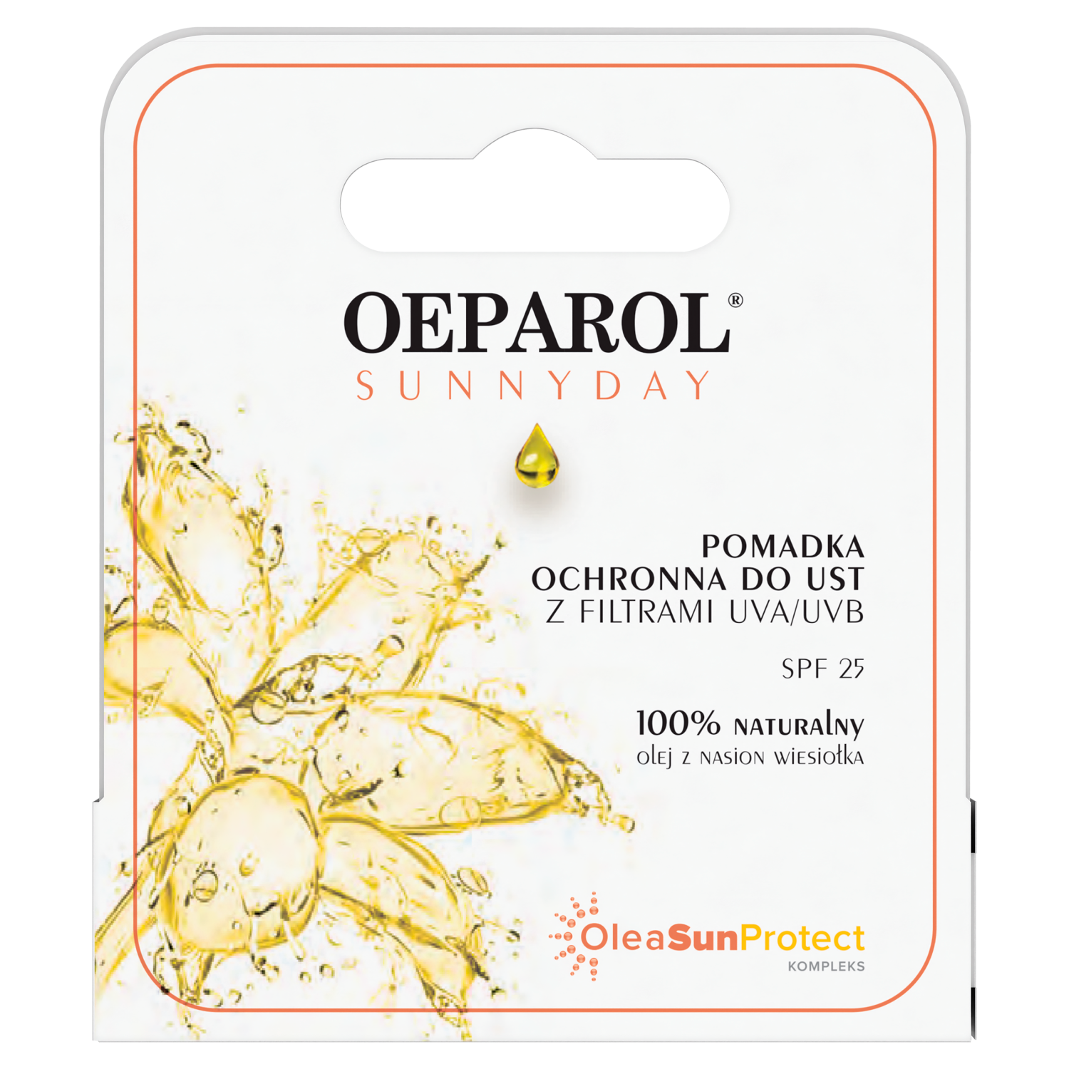 Oeparol Sunnyday, Lippenstift schützend für die Lippen, SPF 25, 4,8 g