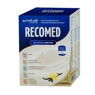 Activlab Pharma RecoMed, preparat odżywczy, smak waniliowy, 65 g x 6 saszetek KRÓTKA DATA - zdjęcie produktu
