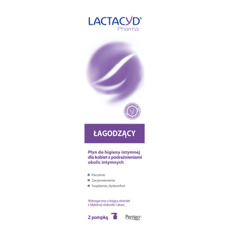 Lactacyd Pharma, łagodzący płyn do higieny intymnej, 250 ml - zdjęcie produktu