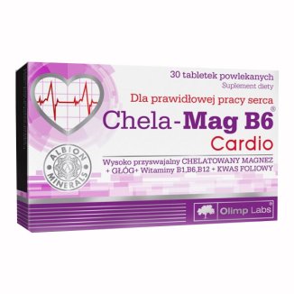 Olimp Chela-Mag B6 Cardio, 30 tabletek - zdjęcie produktu