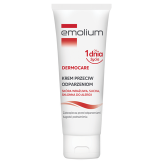 Emolium Dermocare, krem przeciw odparzeniom od 1 dnia życia, 75 ml - zdjęcie produktu