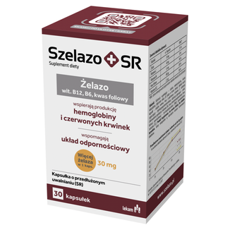 Szelazo + SR, 30 kapsułek o przedłużonym uwalnianiu - zdjęcie produktu