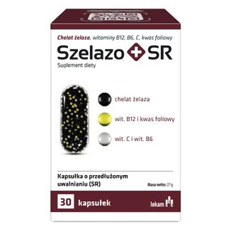 Szelazo + SR, 30 kapsułek o przedłużonym uwalnianiu - zdjęcie produktu