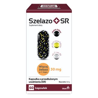 Szelazo + SR, 60 kapsułek o przedłużonym uwalnianiu - zdjęcie produktu