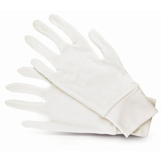 Donegal, bawełniane rękawiczki kosmetyczne ze ściągaczem, rozmiar uniwersalny, 1 para - zdjęcie produktu