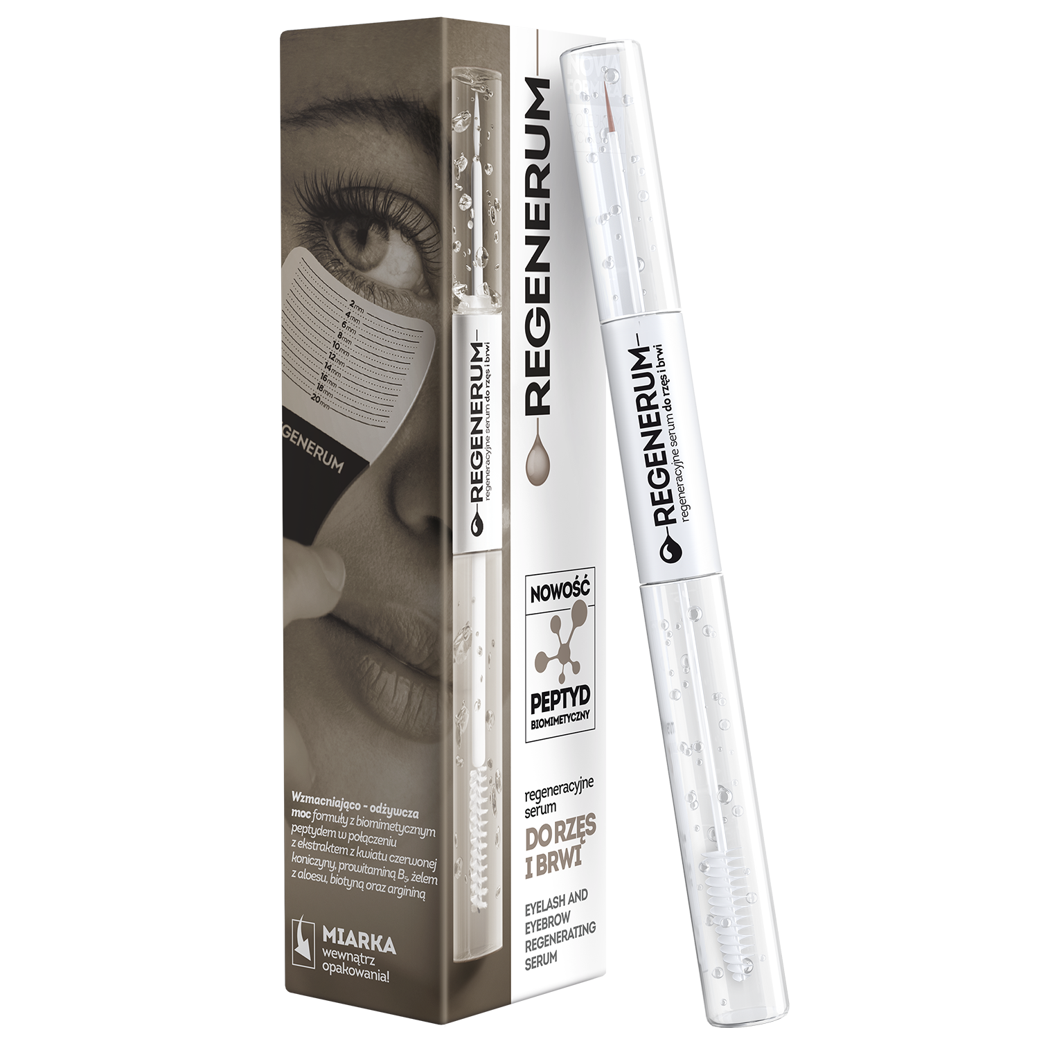 Regenerum, serum regenerierend für die Wimpern und Augenbrauen, 11 ml