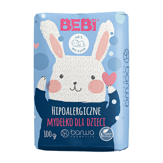 Barwa Bebi, delikatne mydełko dla niemowląt i dzieci, od urodzenia, 100 g - zdjęcie produktu