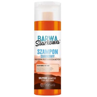 Barwa Siarkowa, szampon siarkowy, do włosów przetłuszczających się, 180 ml - zdjęcie produktu