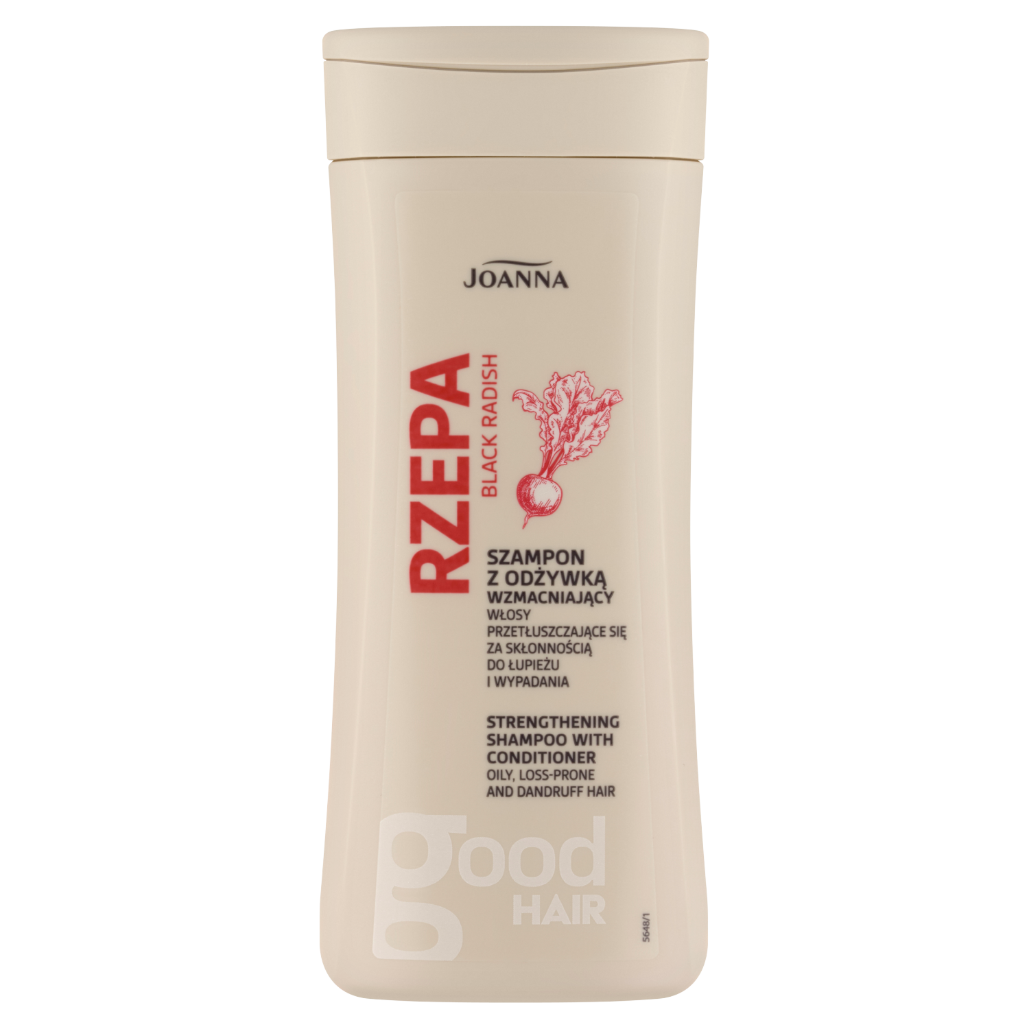 Nieznana Joanna Rzepa, Shampoo kräftigend z Spülung für fettendes Haar, 200 ml — Inhaltsstoffe und Bewertung