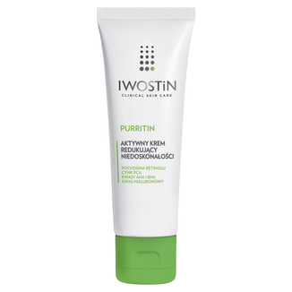 Iwostin Purritin, aktywny krem, skóra tłusta i trądzikowa, 40 ml USZKODZONE OPAKOWANIE - zdjęcie produktu