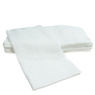 Weber Lux, pieluchy tetrowe 140 g/ m2, białe, 80 x 80 cm, 10 sztuk USZKODZONE OPAKOWANIE - zdjęcie produktu