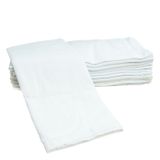 Weber, pieluchy flanelowe, 175g/ m2, 70 cm x 80 cm, białe, 10 sztuk USZKODZONE OPAKOWANIE - miniaturka zdjęcia produktu