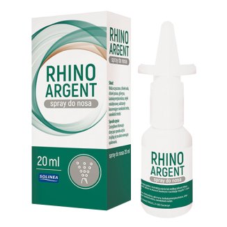 Rhinoargent, spray do nosa, 20 ml USZKODZONE OPAKOWANIE - zdjęcie produktu