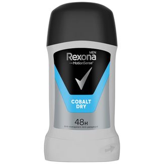 Rexona Men Cobalt Dry, antyperspirant w sztyfcie dla mężczyzn, 50 ml - zdjęcie produktu