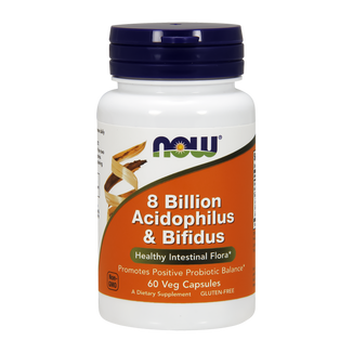 Now Foods 8 Billion Acidophilus & Bifidus, 60 kapsułek - zdjęcie produktu