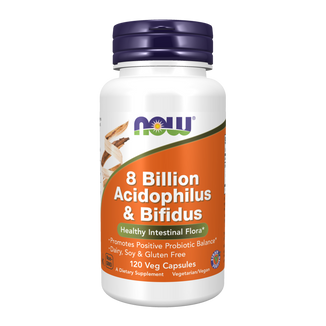 Now Foods 8 Billion Acidophilus & Bifidus, 120 kapsułek - zdjęcie produktu