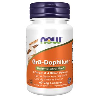 Now Foods GR-8 Dophilus, 60 kapsułek wegetariańskich - zdjęcie produktu