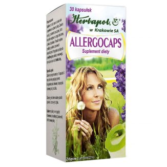 Herbapol Allergocaps, 30 kapsułek - zdjęcie produktu