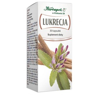 Herbapol Lukrecja, 30 kapsułek - zdjęcie produktu