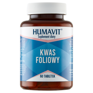 Humavit Kwas Foliowy, 60 tabletek - zdjęcie produktu