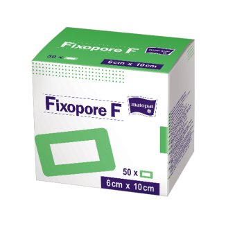 Opatrunek FIXOPORE F, jałowy, 10 cm x 6 cm, 50 sztuk - zdjęcie produktu