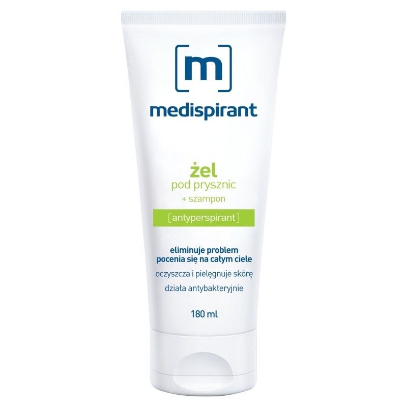 Medispirant Medispirant, Duschgel und Shampoo 2w1, 180 ml — Inhaltsstoffe und Bewertung