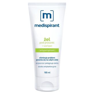 Medispirant, żel pod prysznic i szampon 2w1, 180 ml - zdjęcie produktu