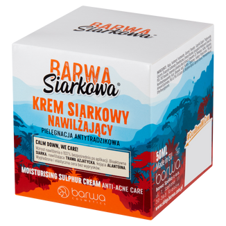 Barwa Siarkowa, krem siarkowy, długotrwale nawilżający, 50 ml - zdjęcie produktu