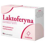 Pharmabest Laktoferyna, 1,5 g x 15 saszetek USZKODZONE OPAKOWANIE - miniaturka zdjęcia produktu