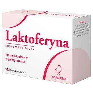 Pharmabest Laktoferyna, 1,5 g x 15 saszetek USZKODZONE OPAKOWANIE - zdjęcie produktu