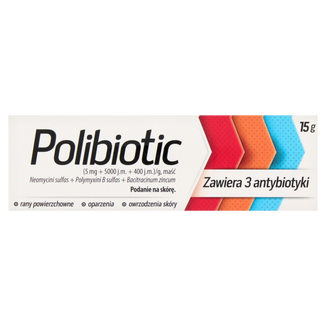 Polibiotic (5 mg + 5000 j.m. + 400 j.m.)/ g, maść, 15 g - zdjęcie produktu