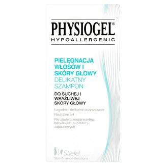 Physiogel, szampon delikatny do suchej i wrażliwej skóry głowy, 250 ml - zdjęcie produktu