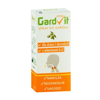 GardVit Olive, spray do gardła dla dzieci i dorosłych, 15 ml - zdjęcie produktu