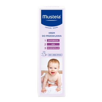 Mustela Bebe Enfant, krem do przewijania 1-2-3, od urodzenia, 50 ml - zdjęcie produktu