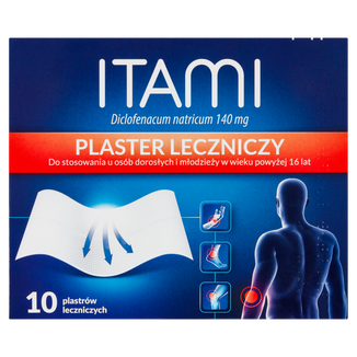 Itami 140 mg, plaster leczniczy, 10 sztuk - zdjęcie produktu