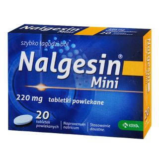 Nalgesin Mini 220 mg, 20 tabletek - miniaturka  zdjęcia produktu