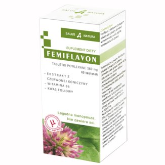 Femiflavon, 60 tabletek powlekanych - zdjęcie produktu