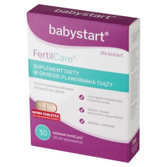 Babystart Fertilcare, 30 tabletek - zdjęcie produktu