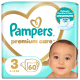 Pampers Premium Care 3 (6-10 kg), pieluchy, 60 sztuk - miniaturka zdjęcia produktu