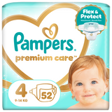 Pampers Premium Care 4 (9-15 kg), pieluchy, 52 sztuki - miniaturka zdjęcia produktu