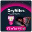 Huggies DryNites Girls, majtki na noc, dla dziewczynek, 4-7 lat, 17-30 kg, 10 sztuk - miniaturka  zdjęcia produktu