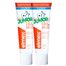 Elmex Junior, pasta do zębów z aminofluorkiem, 6-12 lat, 2 x 75 ml (DWUPAK) USZKODZONE OPAKOWANIE - miniaturka 2 zdjęcia produktu