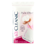 Cleanic Pure Effect Soft Touch, płatki kosmetyczne, kwadratowe, 50 sztuk - miniaturka zdjęcia produktu